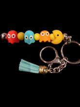 Load image into Gallery viewer, Pac Man Keychain