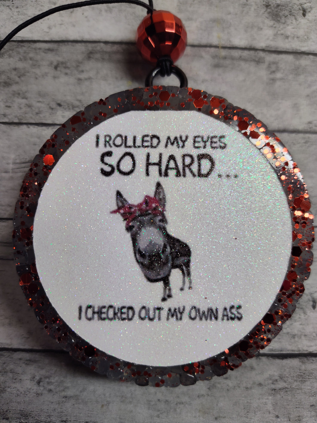I Rolled My Eyes Donkey Car Stinkeez Freshie