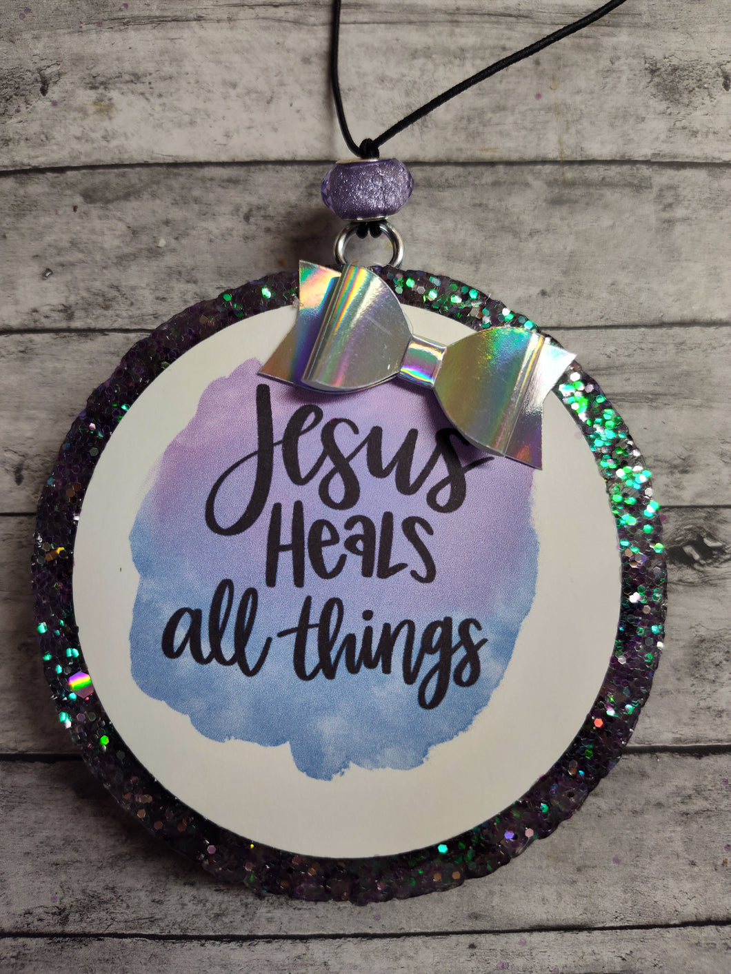 Jesus Heals All Things Car Stinkeez/Freshie