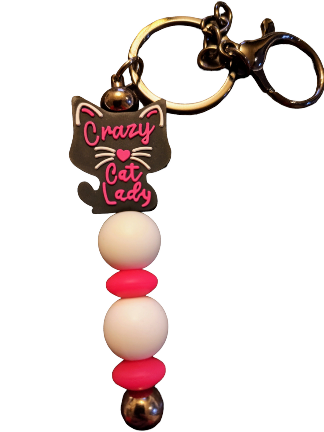 Crazy Cat Lady Keychain
