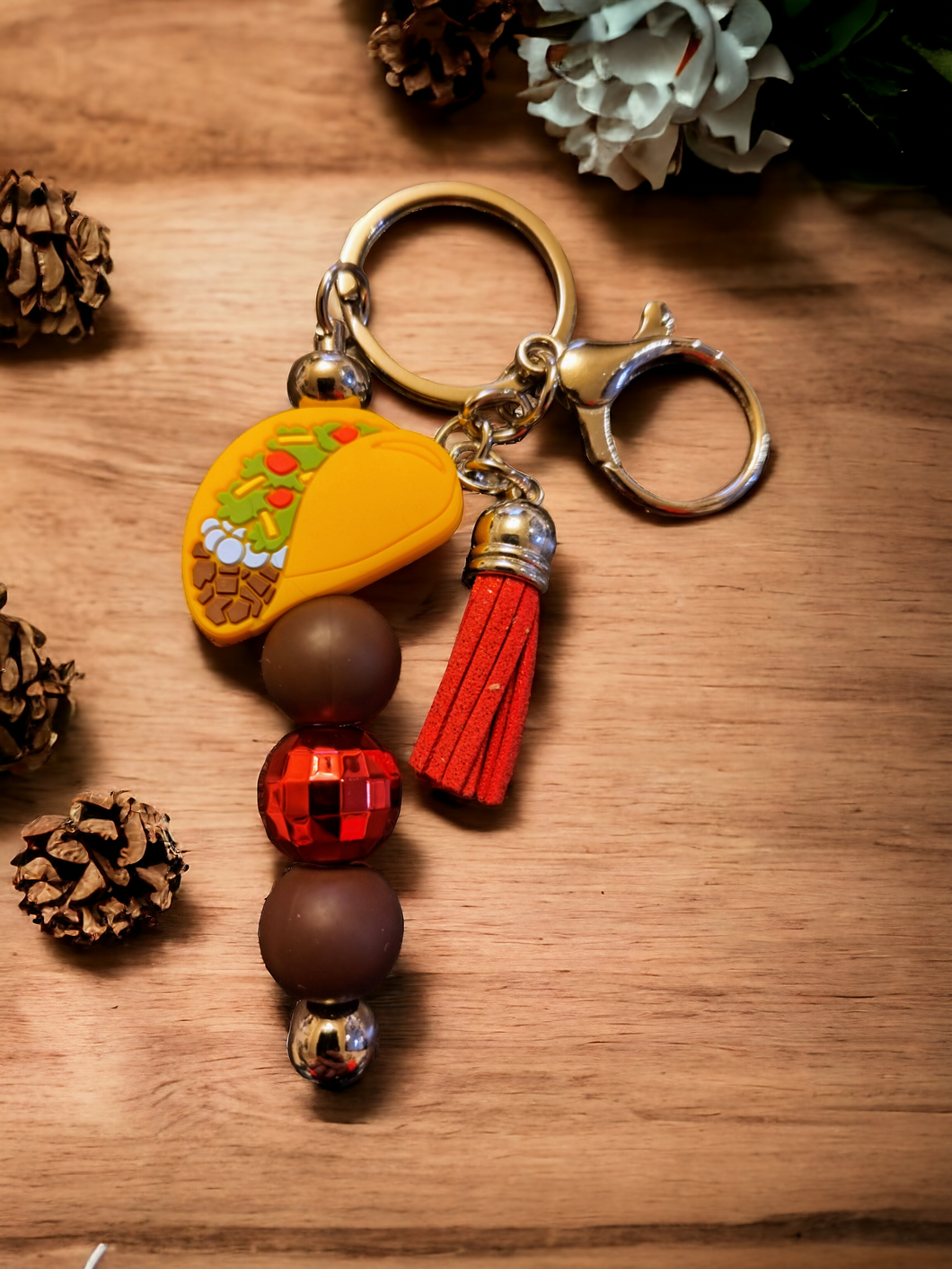 Taco keychain on sale