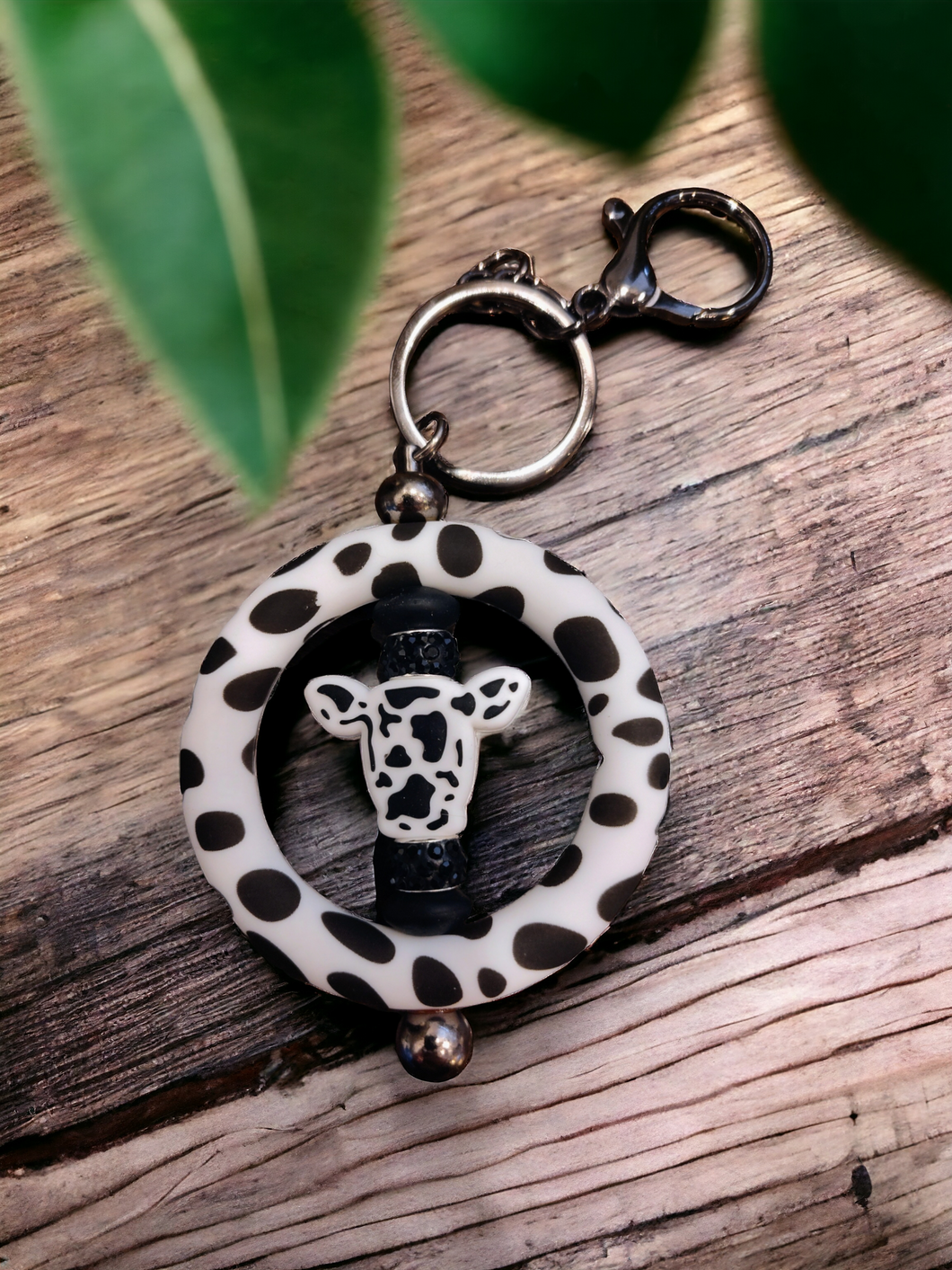 Cow Keychain
