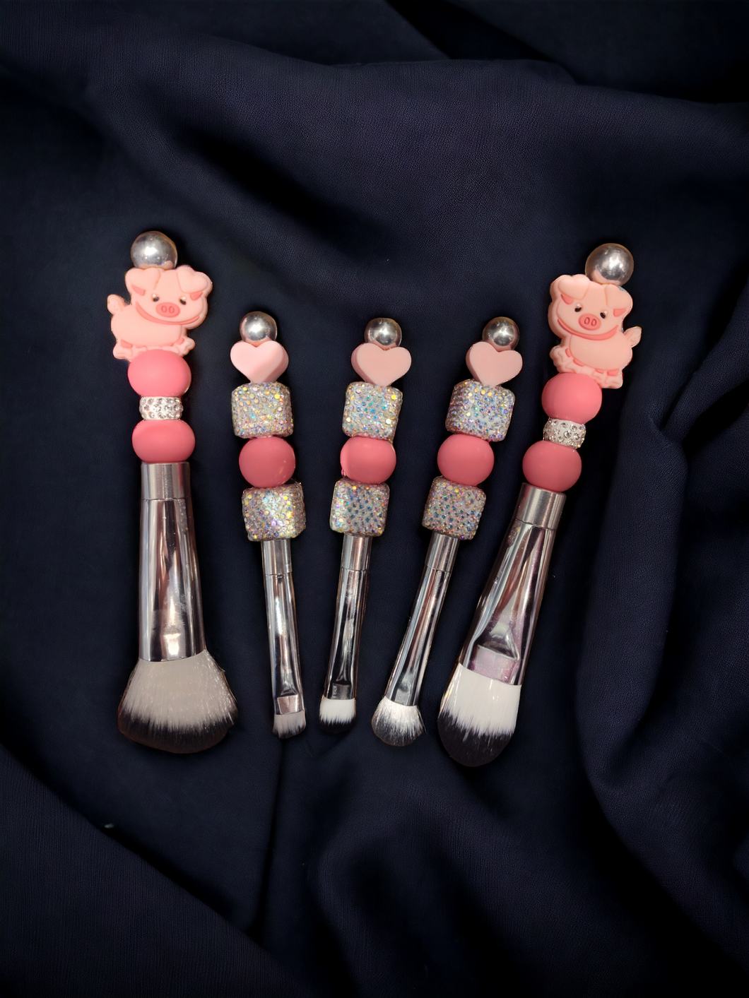 Beaded Makeup Brushes