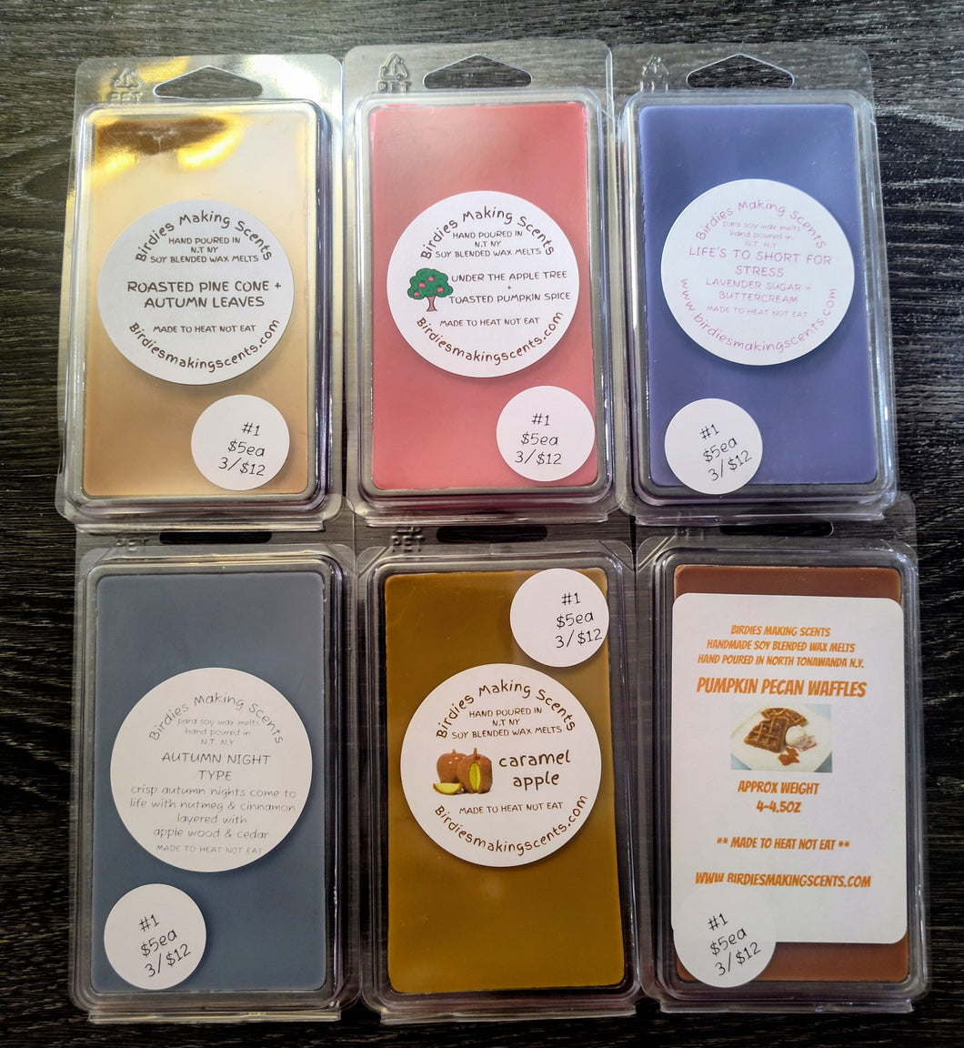 Clamshell Wax Melts