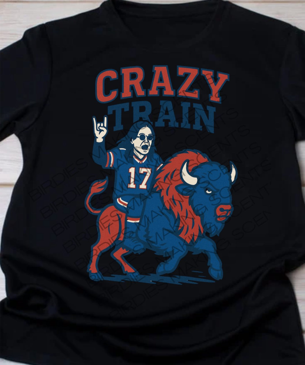 Ozzy Crazy Train Buffalo T-shirt