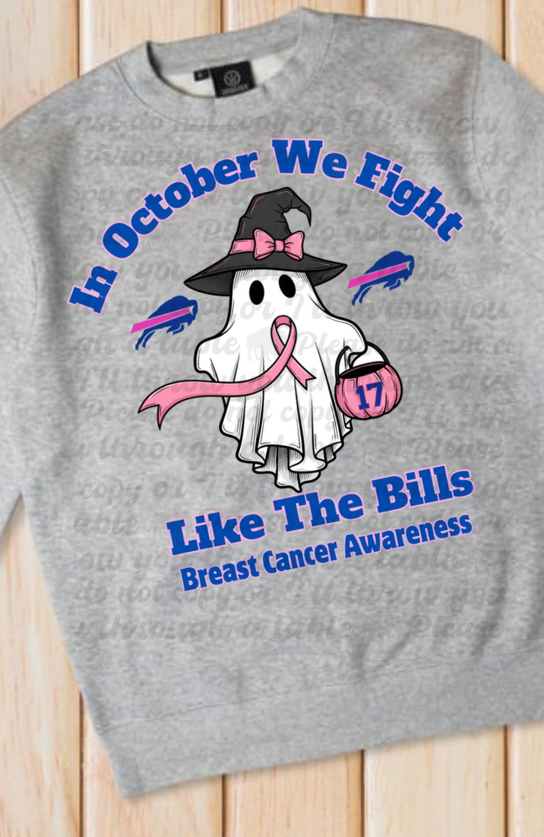 **SALE $21.00** Already Made Sweatshirt In October We Fight Like the Bills