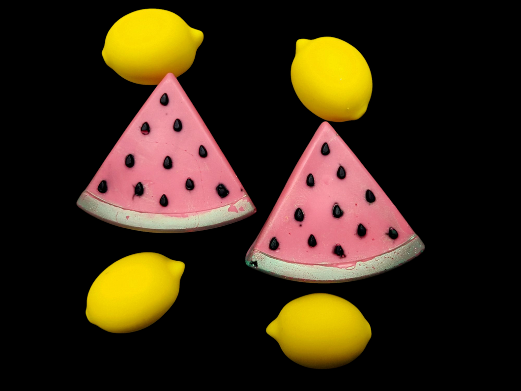 Watermelon Slice + Lemons