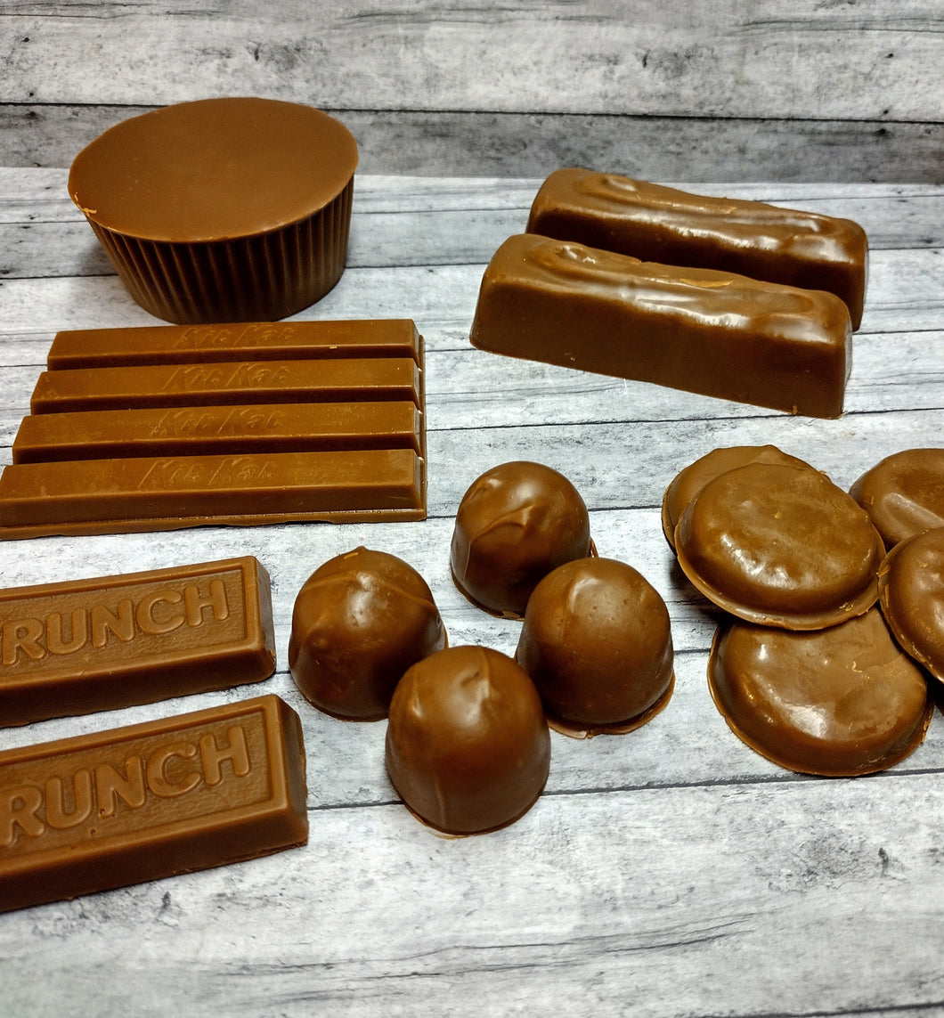 Wax Melts, Wax Tarts, Soy blended Wax, Chocolate, Candy, Sampler