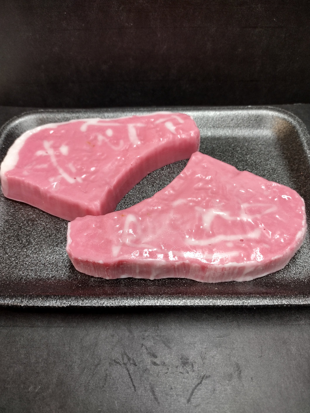 Wax Melts, Wax Tarts, Soy blended, Fake Food, Food Shaped, Raw Pork Chops