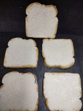 Load image into Gallery viewer, Slice of Bread, Wax Melts, Wax Tarts, Soy Blended Wax, Food Shaped Wax, Fake Food
