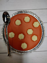 Load image into Gallery viewer, wax tart, wax souffle, wax melts, tomato soup, soy blended wax, fake food, food shape
