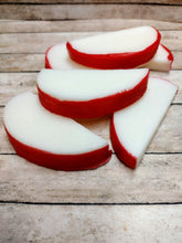 Load image into Gallery viewer, apple slices, food shape, apple, wax melts, wax tarts, soy blended wax
