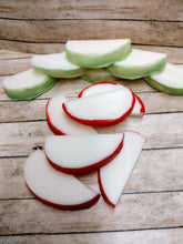 Load image into Gallery viewer, apple slices, food shape, apple, wax melts, wax tarts, soy blended wax
